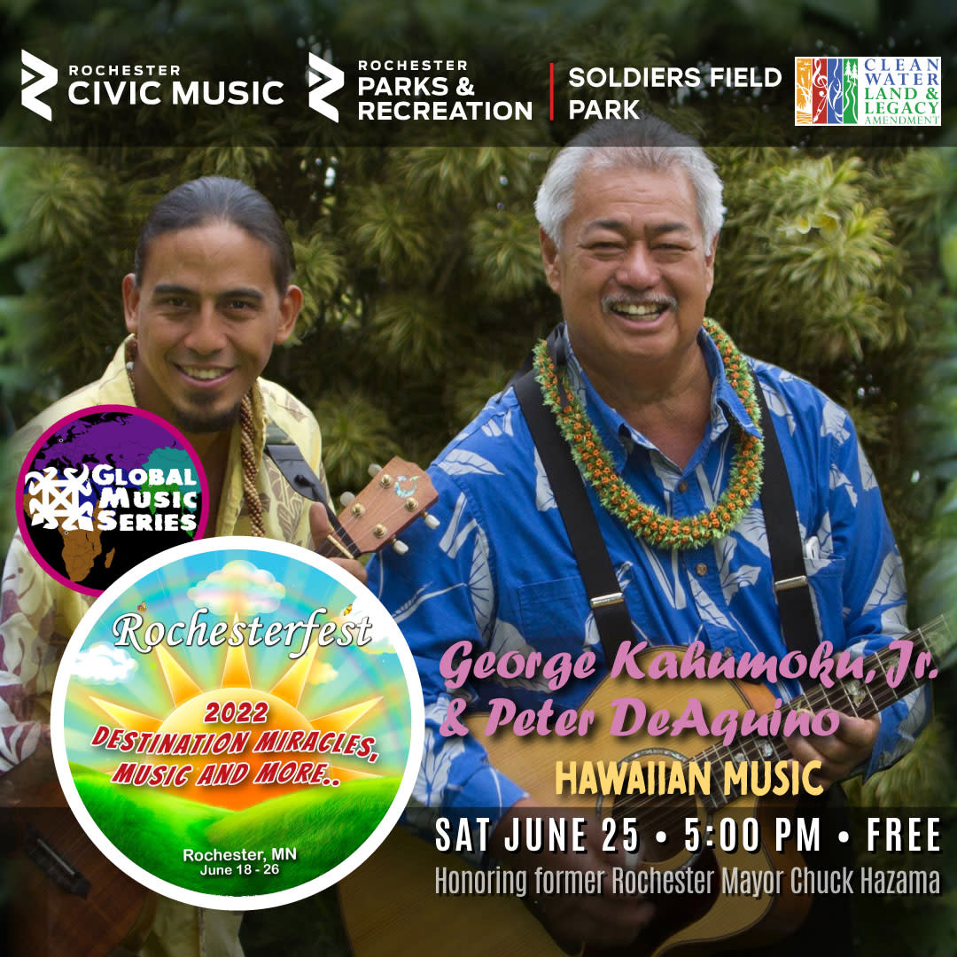 George Kahumoku Jr. & Peter deAquino | Hawaiian Music | Rochester Civic ...