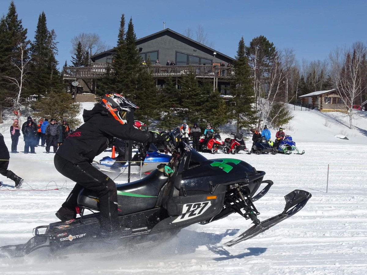 Cook County Snowmobile ClubRidge Riders Drag Races at Skyport Lodge