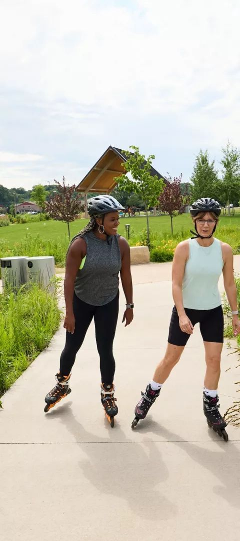 EMB - Cherisse roller blading at Cascade Lake Park