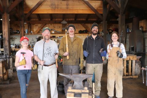 Women's Blacksmithing, North House Folk School course